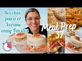 Meal Prep Fácil *RECETAS DE VERANO FÁCILES Y RÁPIDAS* Menú Semanal *RECETAS DE COCINA FRESCAS*