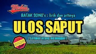 ULOS SAPUT - PERDANA TRIO ( lirik dan artinya )