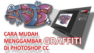 TUTORIAL MENGGAMBAR HURUF DIGITAL DENGAN MUDAH DI PHOTOSHOP (GRAFFITI) screenshot 5