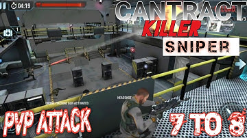 Contract killer sniper Walkthrough  Pvp Attack 7 To 8