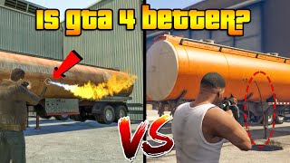 IS GTA 4 REALLY BETTER THAN GTA 5? (GTA 5 VS GTA 4 ULTIMATE FACE OFF)