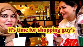 It's time for shopping guy's 💃🥰🤩|Saba ka Jahan|shoaib ibrahim official|Dipika ki duniya|