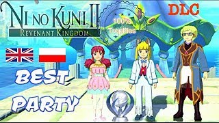 NI NO KUNI 2 | BEST PARTY BUILD FOR 100% TROPHIES GUIDE PORADNIK