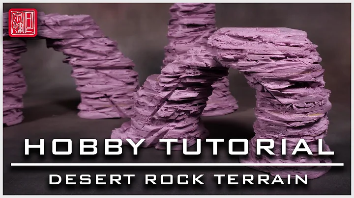 Easy Technique To Make Desert Rock Terrain | Hobby Tutorial