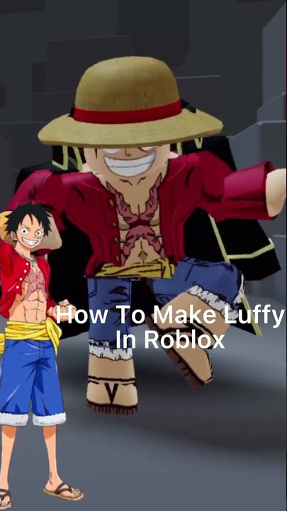 COMO FAZER a SKIN do LUFFY BASE e GEAR 5 no ROBLOX!! #Luffy #onepiece