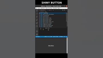 How To Create A Shiny Button With Pure CSS | #shorts