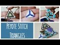 DIY Peyote Stitch Triangles How To // Bead Weaving // ¦ The Corner of Craft