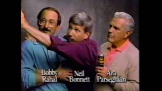 Bobby Rahal, Ara Parseghian, Neil Bonnett Plasti-Kote Commercial #3