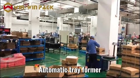 WIN-WIN PACK Electronic Product Packaging Automated Self-locking Tray Former/Box Forming/Equipment
