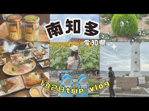愛知夏デート🌻南知多ビーチランドとひまわり畑で癒された2日🌊💞