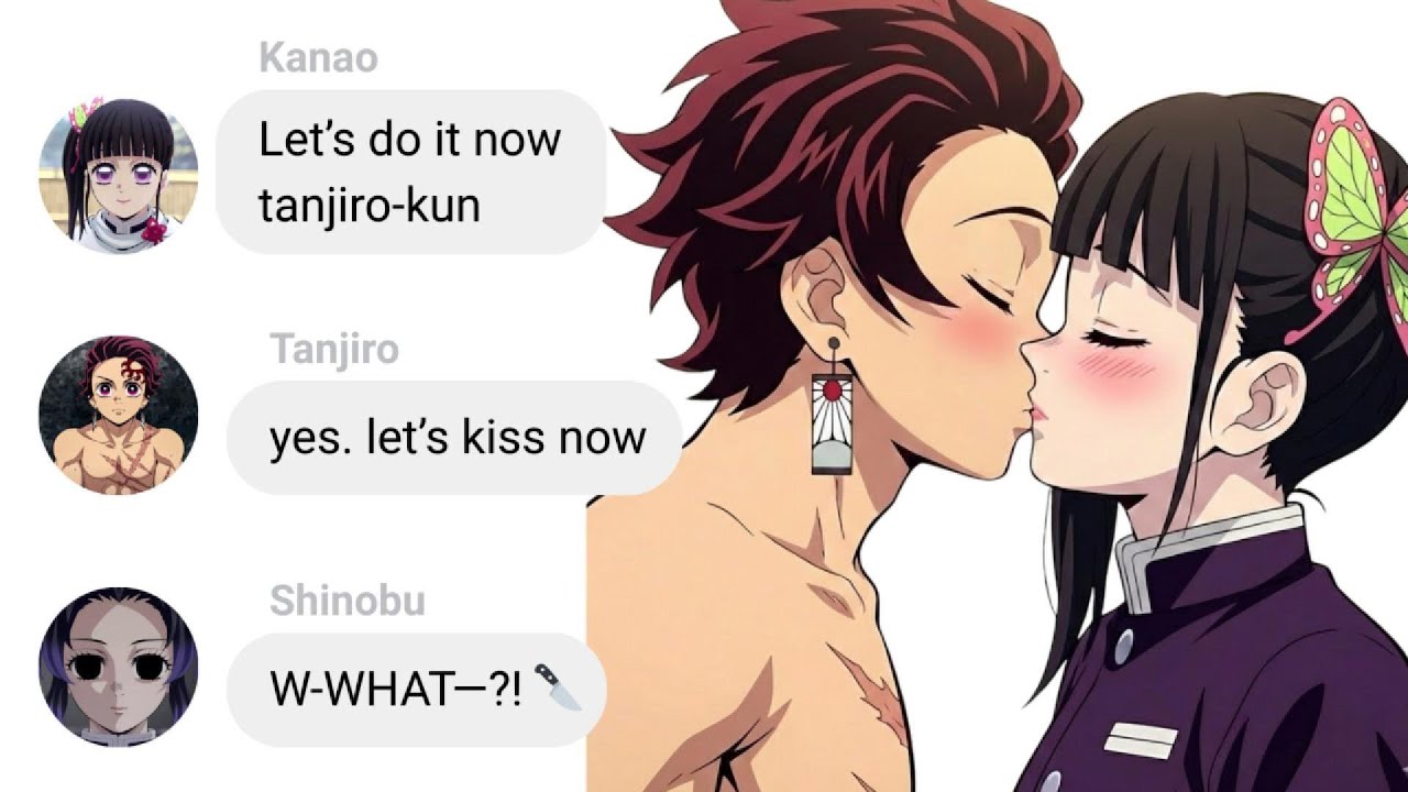 If Shinobu Caught Tanjiro and Kanao Kissing | Demon Slayer Text Story