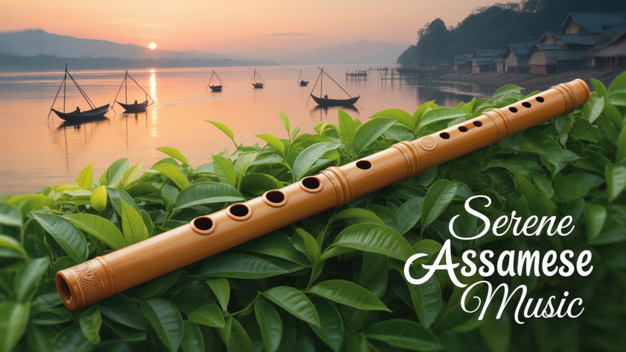 🌿 Assamese Relaxing Music | Bamboo Flute & Dotara | Peaceful Folk ...
