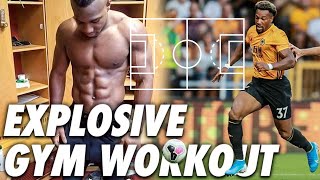 Adama Traore GYM WORKOUT and Football Training - The Wolves Beast🐺 Part2