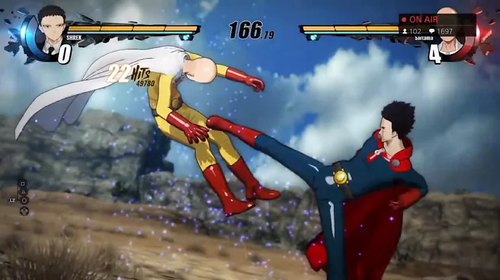 SAITAMA VS BLAST in One Punch Man A Hero Nobody Knows