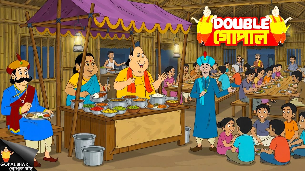গোপাল দরিদ্রদের জন্য একটি ডাইনিং হল খুলেছিলেন |Gopal Bhar | গোপালভাঁড় | Hasmukh Gopal | New Episode