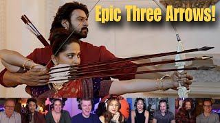 Baahubali 2 | Foreigners React to the Insane Three-Arrow Scene for the First Time 😱🏹🔥