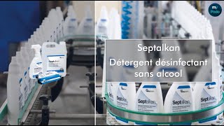 Lingettes Detergentes Désinfectantes Septalkan sachet de 100