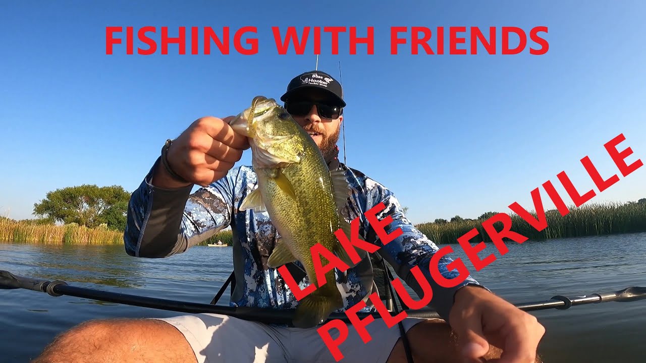 KAYAK FISHING LAKE PFLUGERVILLE WITH FRIENDS IN PFLUGERVILLE, TX YouTube