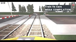 CTGT Train Vs Vehicles Mega Compilation (1k Sub Special)