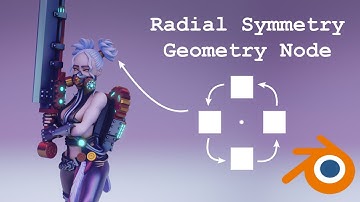 Blender Radial Symmetry - Simple geometry node