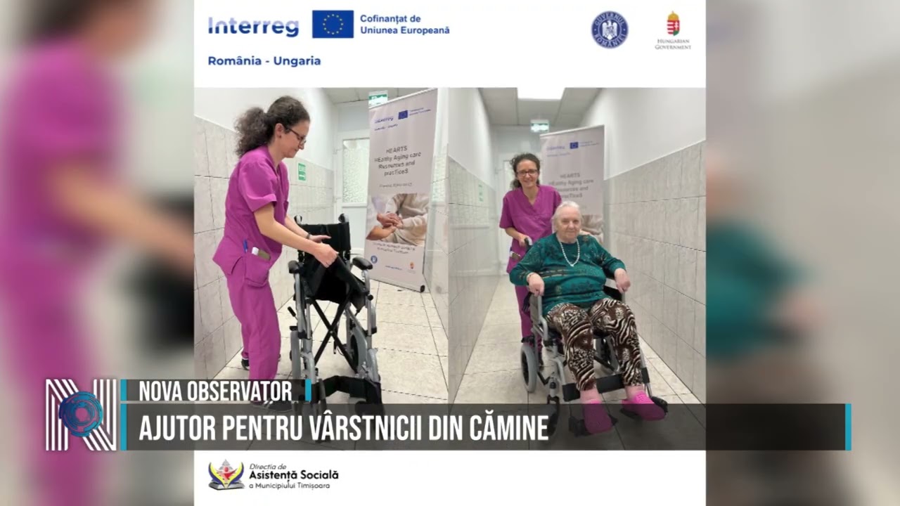 Ajutor pentru vârstnicii din cămine