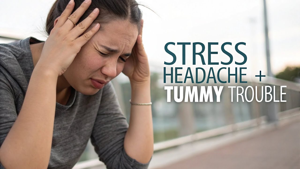 Frequent Headaches and Gastrointestinal Connection | Gut Health | Digestive Health | Bio AI Art