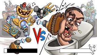 WUBBOX KILLS SKIBIDI TOILETS: Epic Music Battle - Wubbox vs Skibidi Toilets | DamnToons Animation