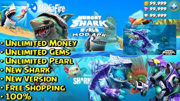 Download Hungry Shark World Mod Apk Terbaru | Mod Menu + Unlimited Money And Gems - Unlocked All
