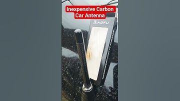 Inexpensive Carbon Car Antenna (shorty)  #automobile