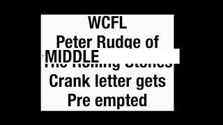 Larry Lujack Crank Letter&#39;s of the day WLS : WCFL