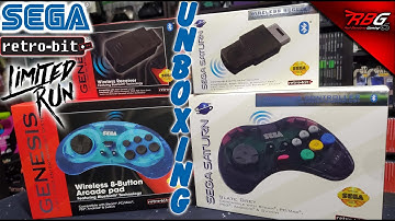 Wireless Sega Genesis & Sega Saturn Controllers from Retro-Bit Unboxing - Red Bandana Gaming