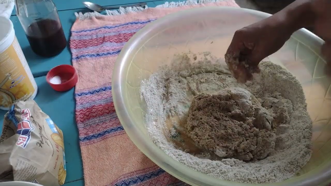 Pan hecho con kefir de leche parte 1