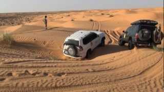 TOYOTA HDJ 100  Desert Mauritanie + Tunisie 2012 Plantage et Déplantage