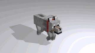 Wolf walk animation 2 [Minecraft]