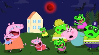Zombie Apocalypse, Zombie Appears Chasing Peppa Pig🧟 ♀️ | Peppa Pig Funny Animation