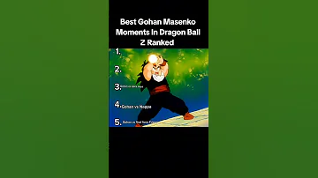 Best Gohan Masenko Moments In Dragon Ball Z Ranking Shorts 