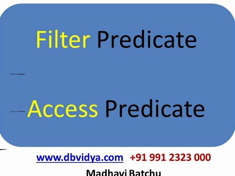 Access Predicate vs