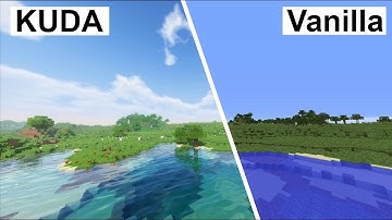 Minecraft Vanilla VS KUDA [4K/60fps]