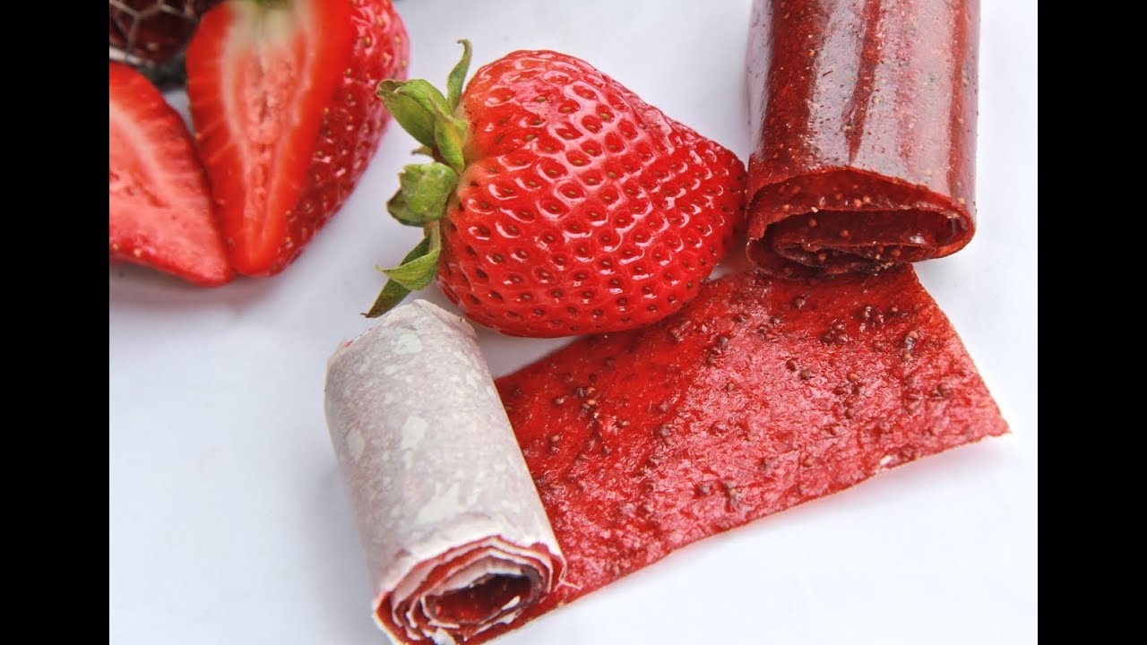 Homemade Strawberry Fruit Roll-Ups Recipe