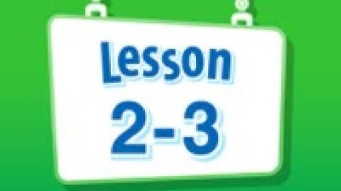 Math Envision English Lesson 2-3