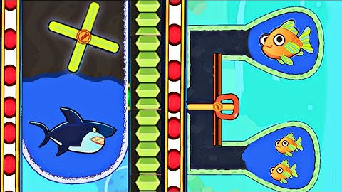 I Beat the NEW "Save The Fish" Game (Pull the Pin Strategy Guide) | NEW "Save the Fish" levels