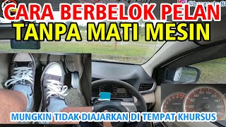 CARA BERBELOK DENGAN PELAN TANPA MATI MESIN MENGGUNAKAN MOBIL MANUAL