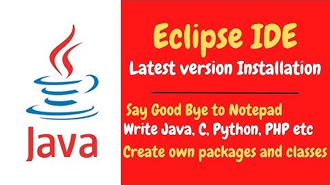 Lecture-7 || Eclipse IDE Downland &  Installation || Java Tutorial for beginners
