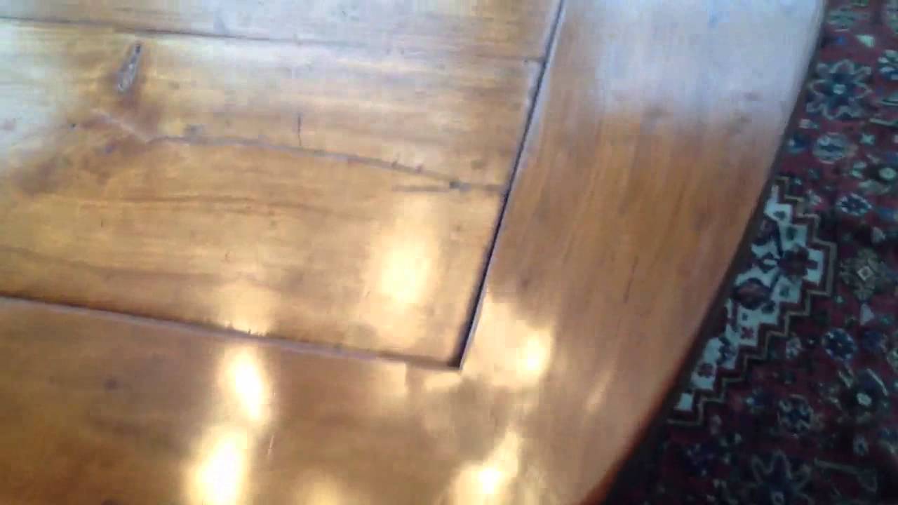 Waxing kitchen table after YouTube