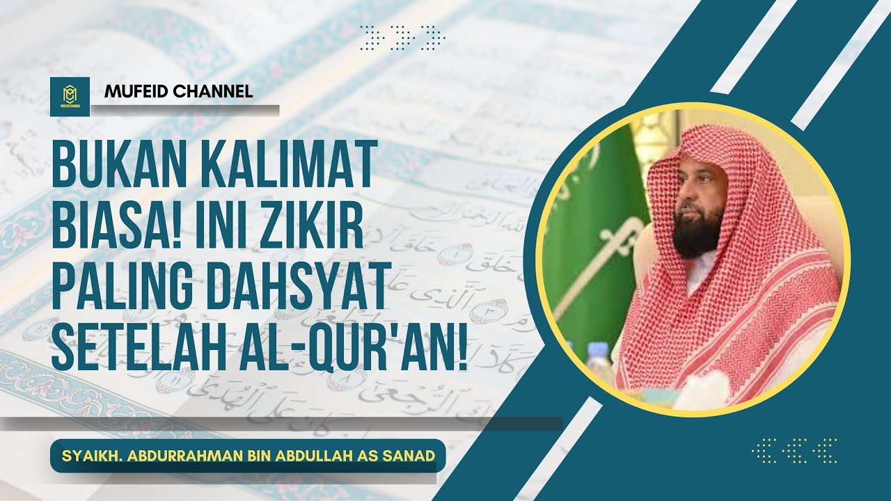 BUKAN Kalimat Biasa! Ini Zikir PALING DAHSYAT Setelah Al-Qur'an! #zikir #alquran 