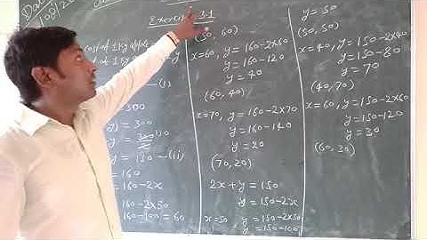 Class 10 Pair of linear equations in two variables Exercise 3.1(Part-4) Mathematics (NCERT)