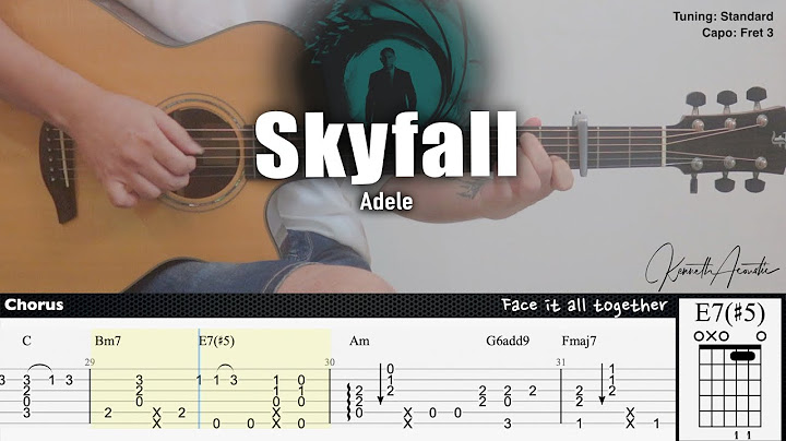 Skyfall Guitar version - Guitar performance video thumbnail