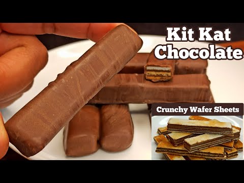 How to Make KIT KAT CHOCOLATE at Home  Homemade Kit Kat  Recipe