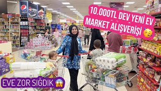 10.000 TL DEV YENİ EV ALIŞVERİŞİ 😱, EVE ZOR SIĞDIK