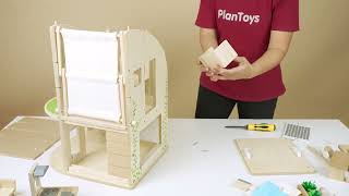 7156 Green Dollhouse With Furniture | Assembly instruction
